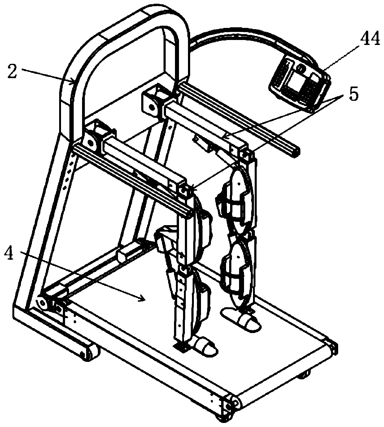 Robot for lower-limb rehabilitation training