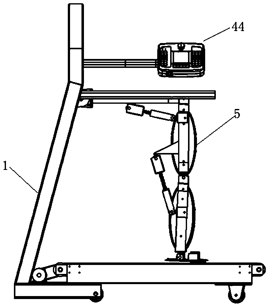 Robot for lower-limb rehabilitation training