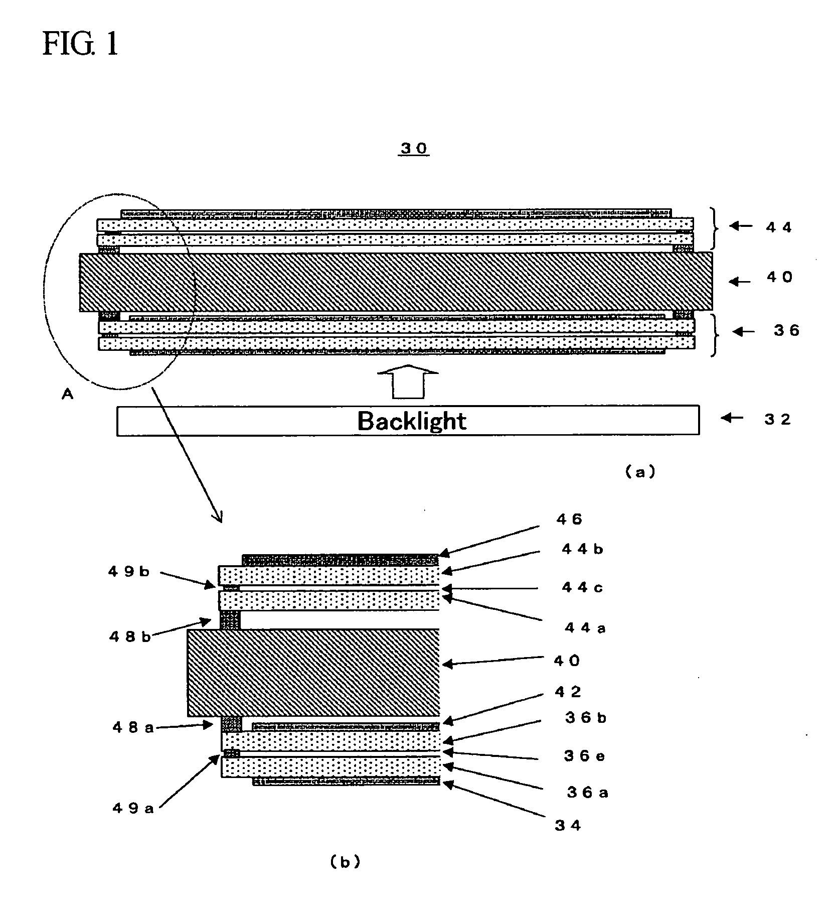 Stereoscopic picture display device and method of producing the same