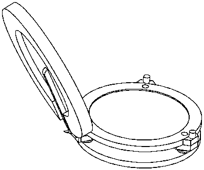 An auxiliary manual wafer bonding device