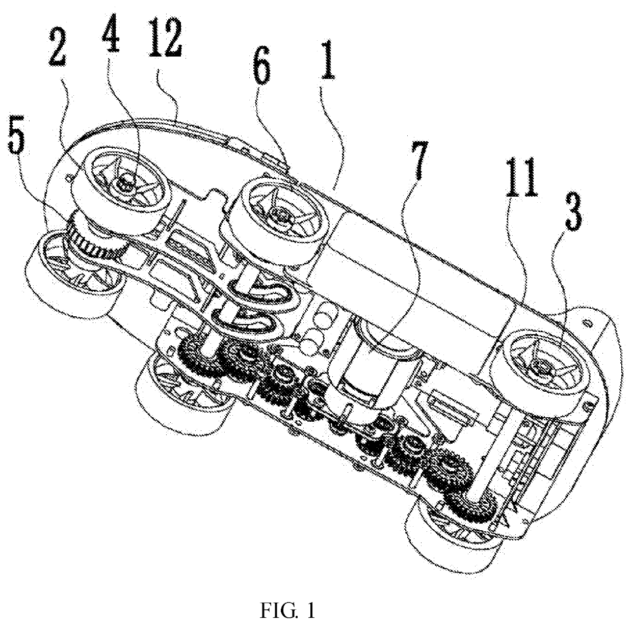 Anti-reverse rotation device of power-driven shoe device