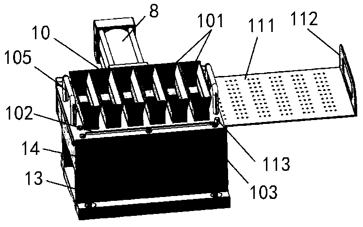 Cigar-like tea strip, forming device and manufacturing technique