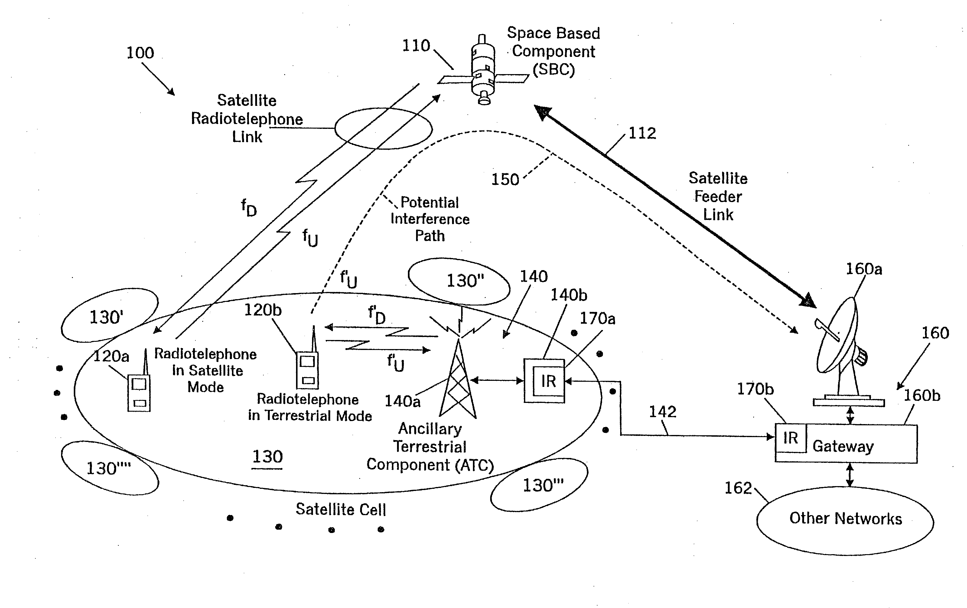 Systems and methods for terrestrial reuse of cellular satellite frequency spectrum in a time-division duplex mode