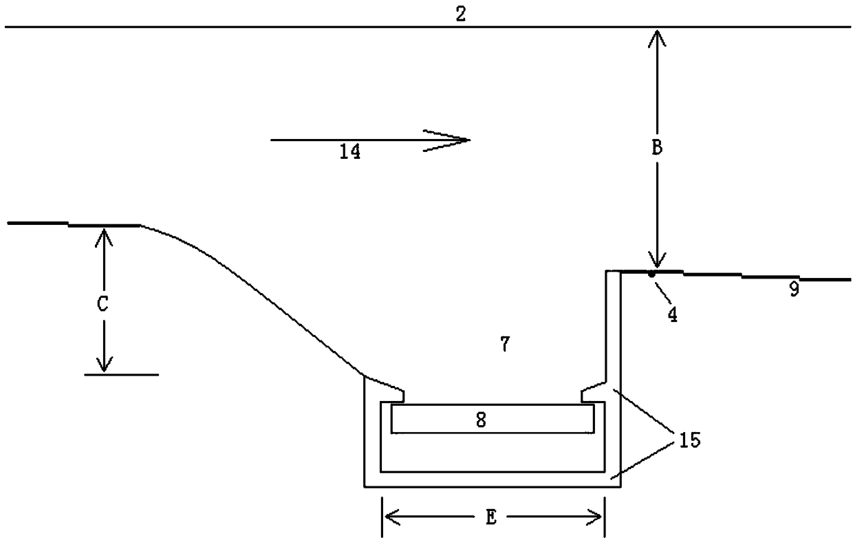 Channel regulation of reservoir tail drawdown area