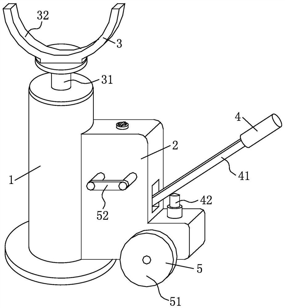 A convenient buried pipeline lifting device