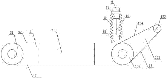 Tunnel poisonous gas detecting device for mine engineering