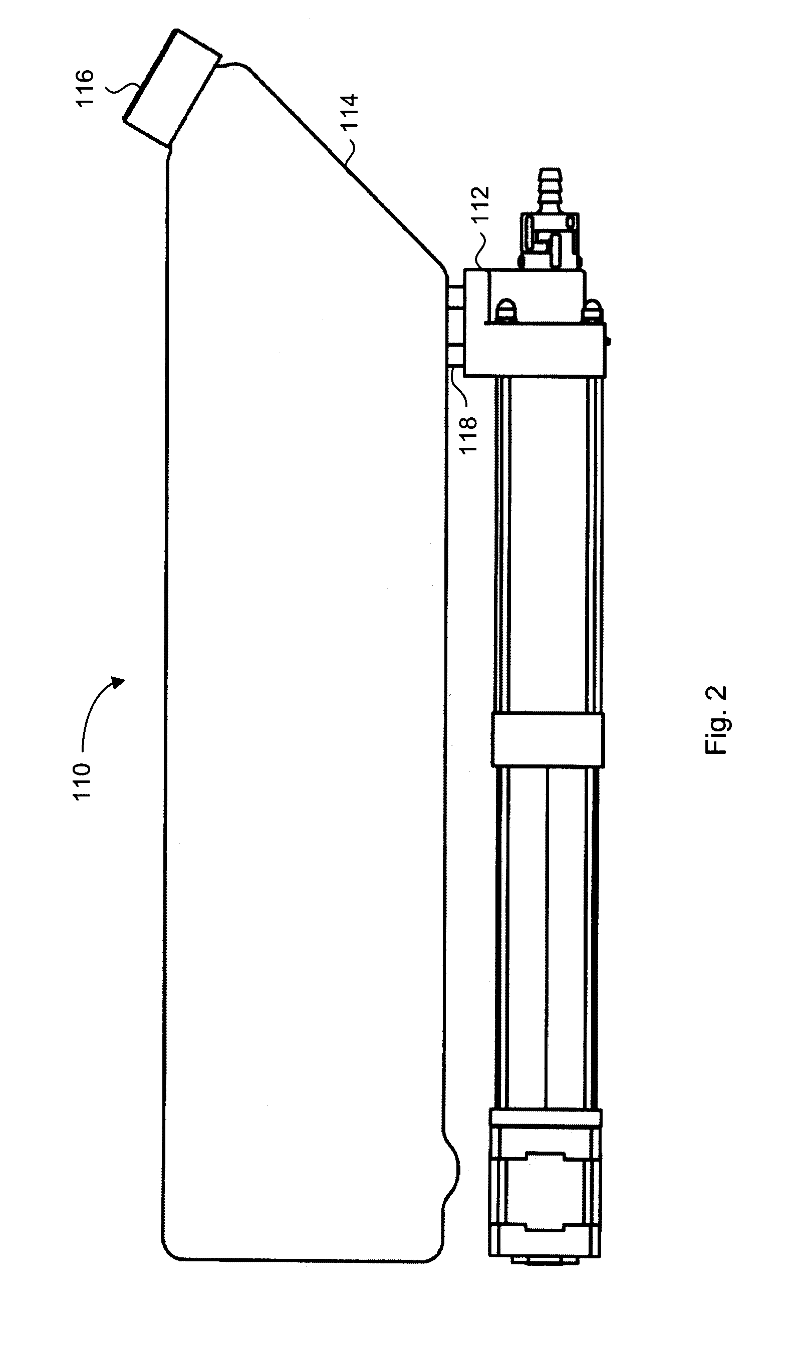 Cartridge based fluid dispensing apparatus