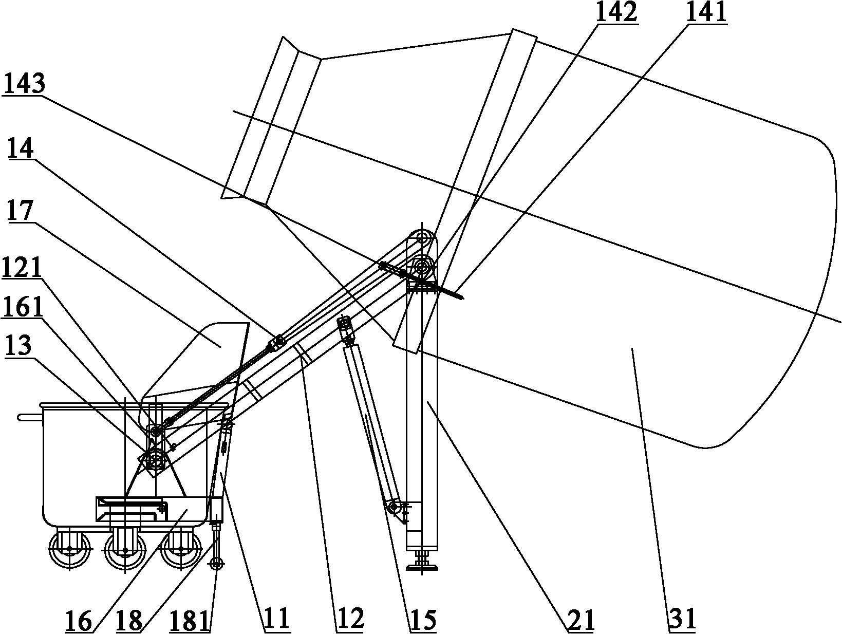 Tumbler and material loading device thereof