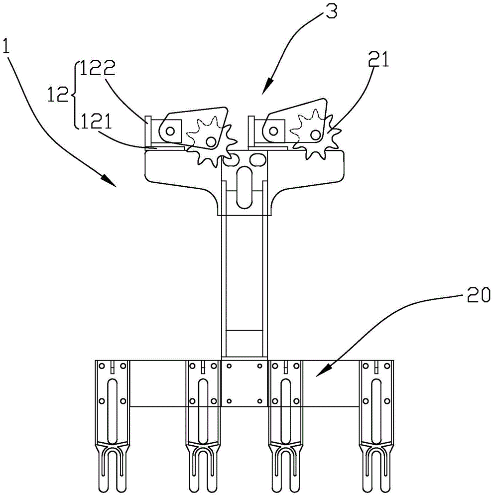 Perpendicular electroplating device