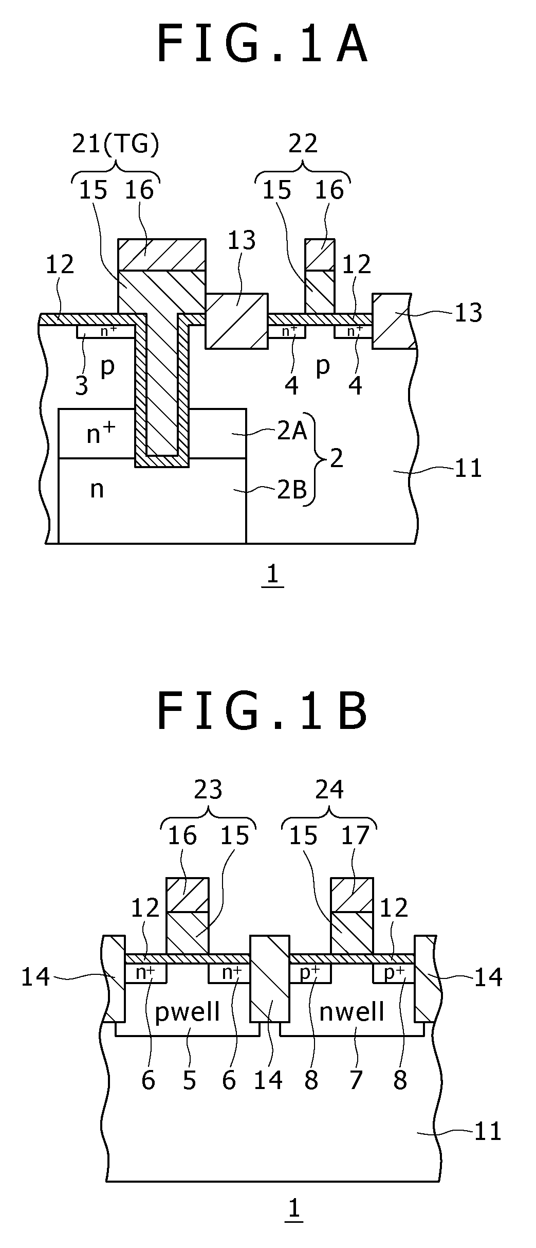 Semiconductor device and a method of manufacturing the same, and solid-state image pickup element