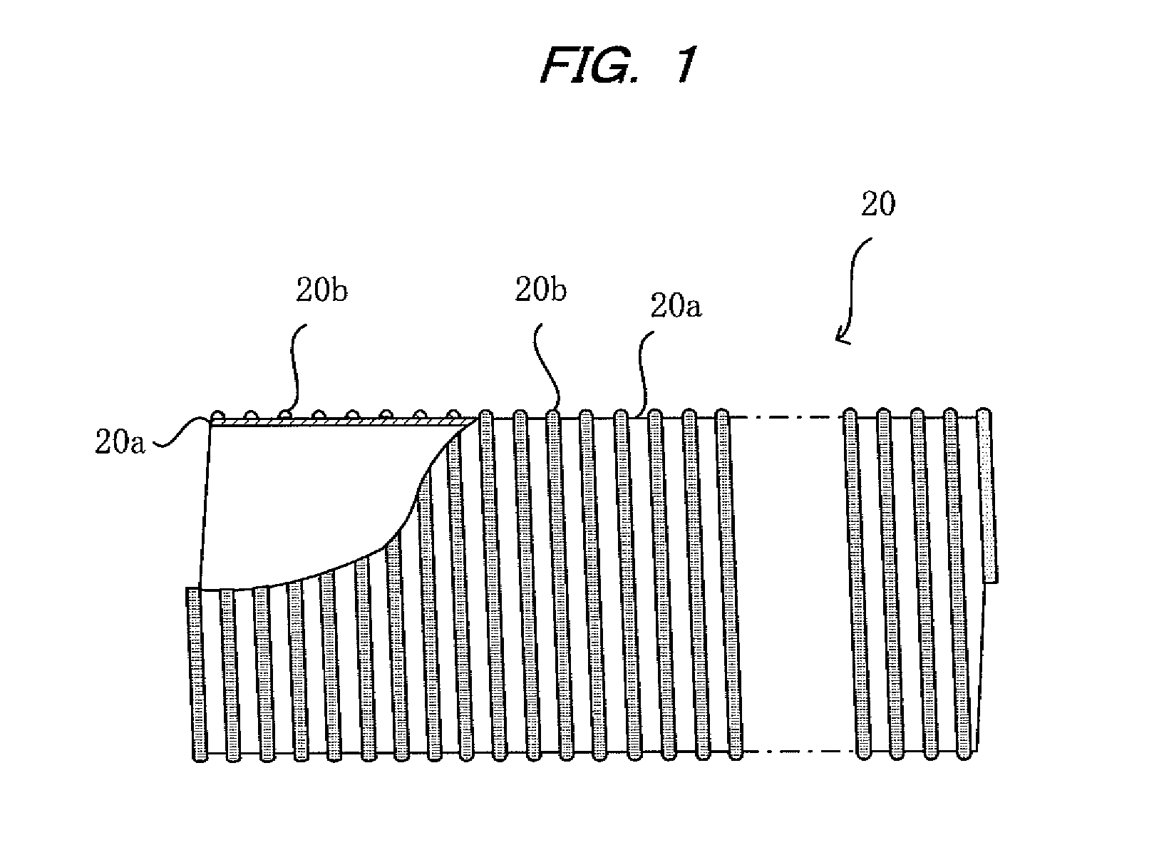 Lateral pipe lining material, method for production of same, and lateral pipe lining process