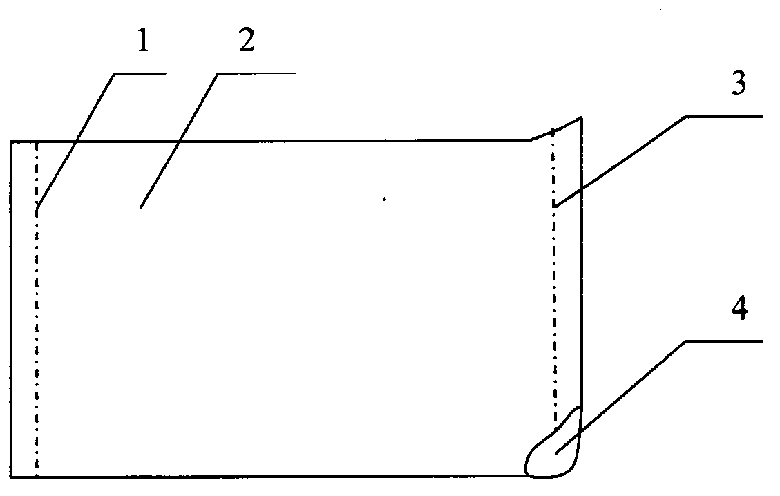 Feeding device with bag insertion function