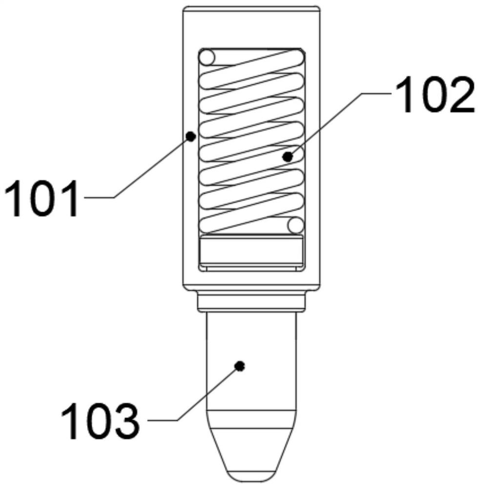 Fixing device for fractures of acetabulum anterior and posterior columns