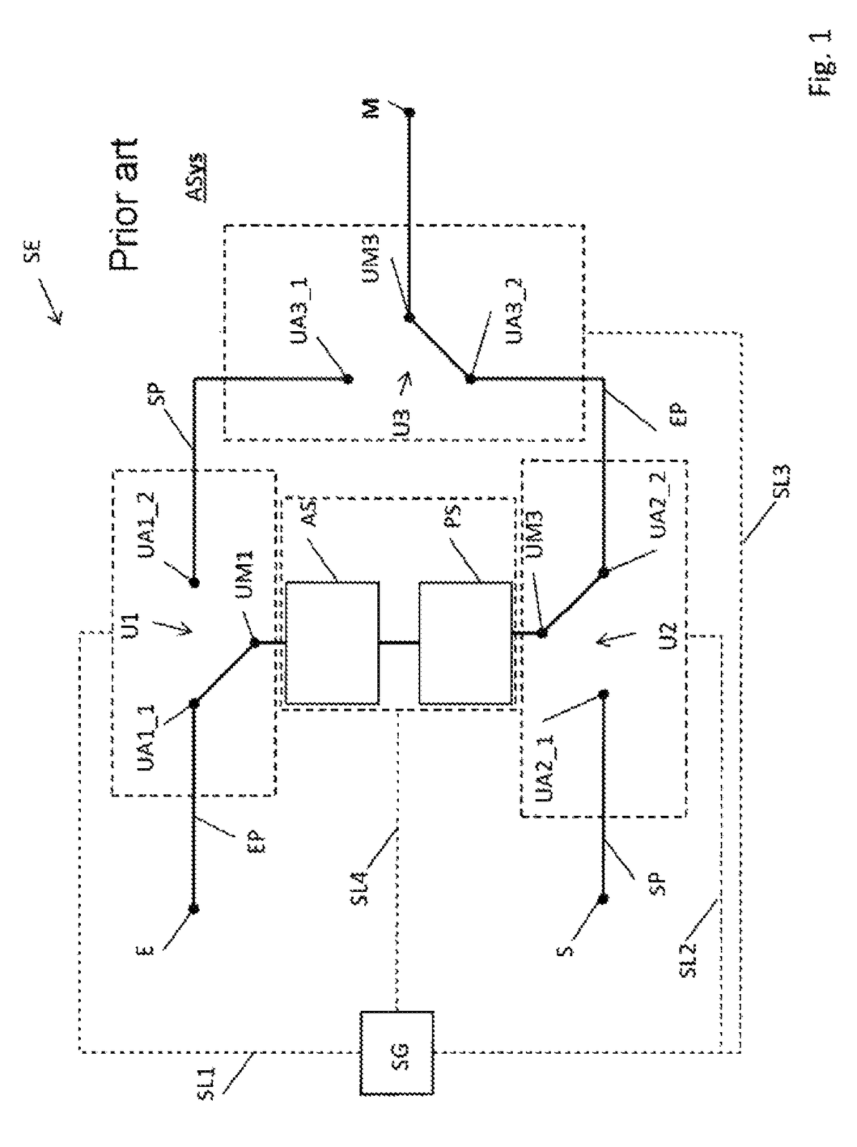 Transceiver element for an active, electronically controlled antenna system