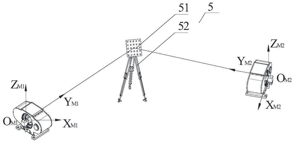 Robot calibration system, two-dimensional plane motion calibration method and three-dimensional space motion calibration method