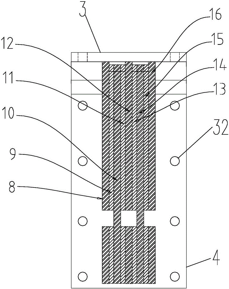 Beam and pillar node dry connection fan-shaped viscoelastic damper