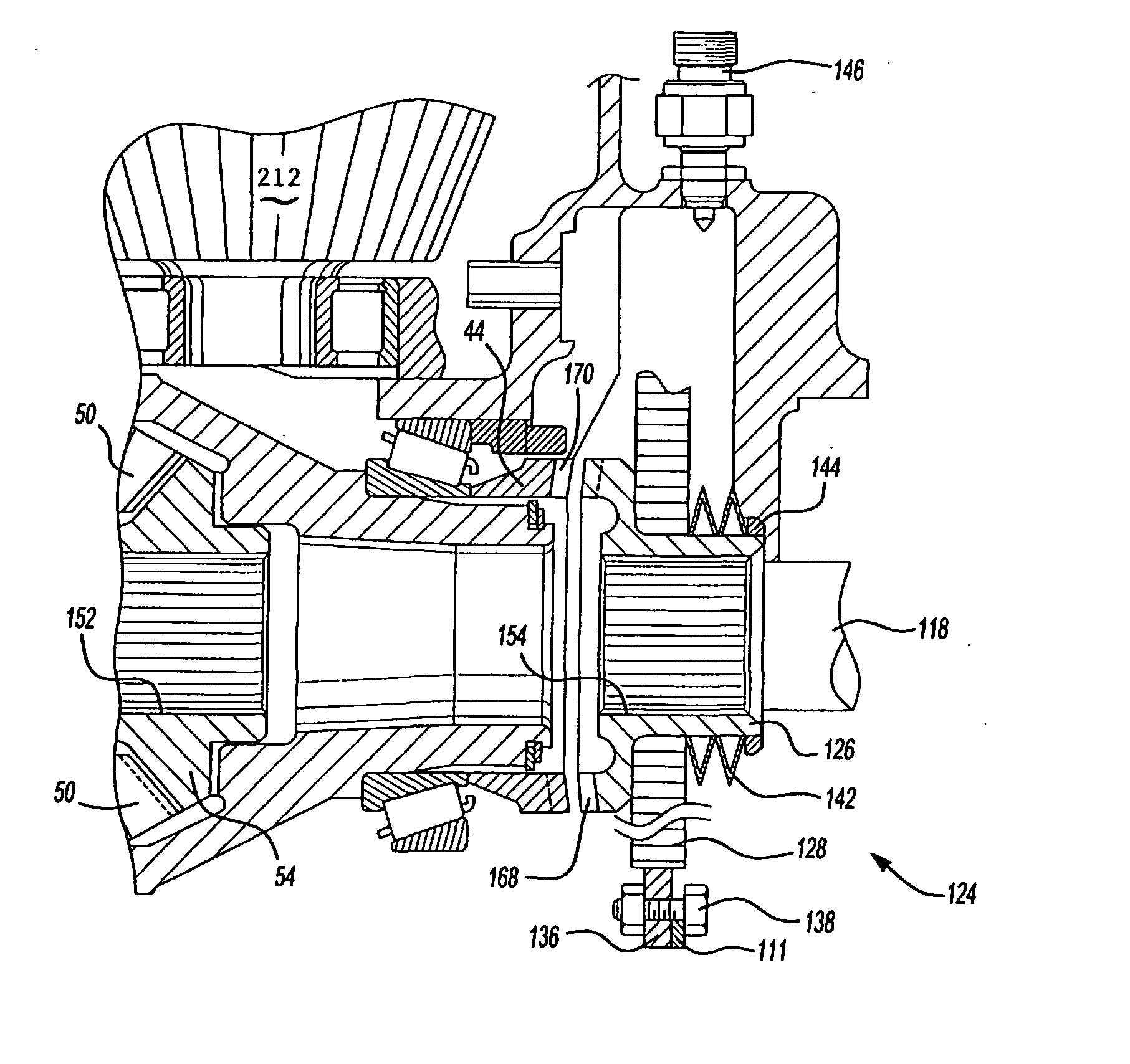 Electronic differential lock assembly