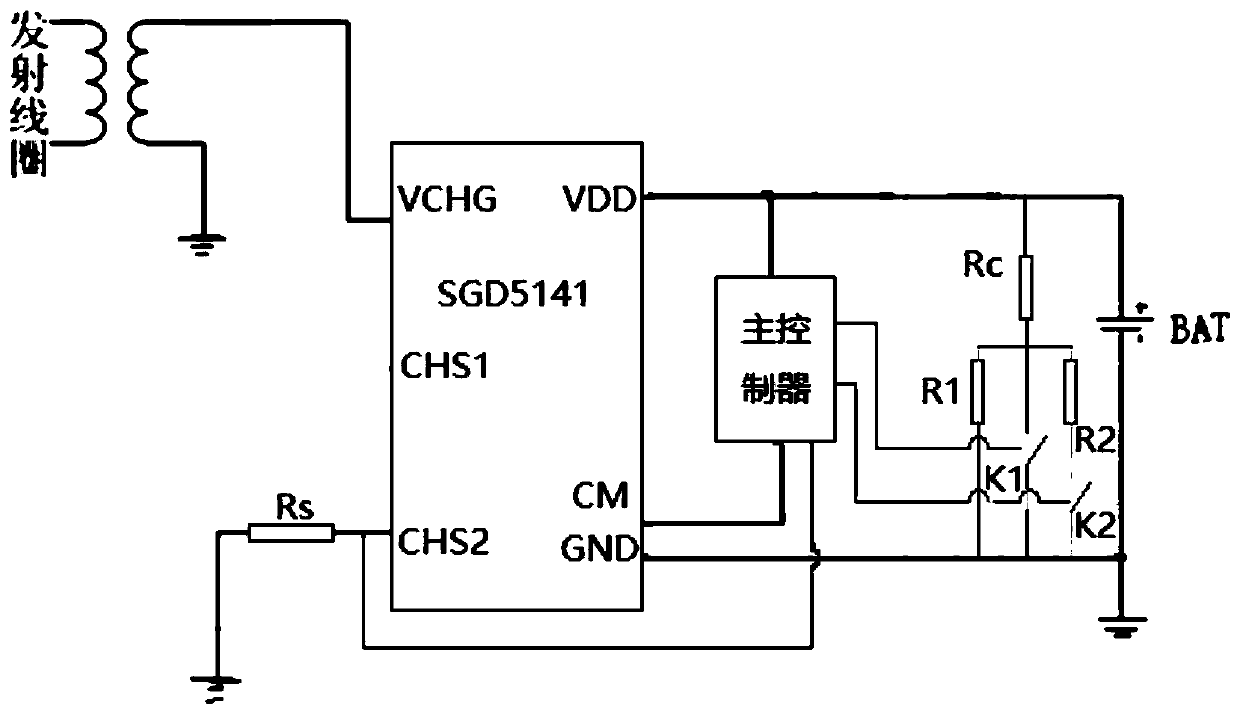 Shunting method wireless charging circuit