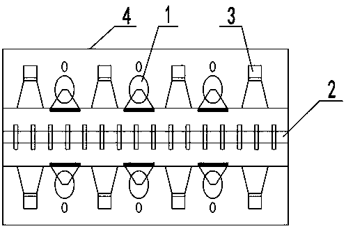 PCB ultrasonic wave silver melting tank and silver melting method thereof