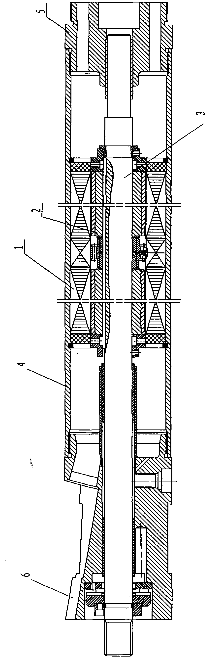 Switched reluctance motor of directly-driven submersible screw pump