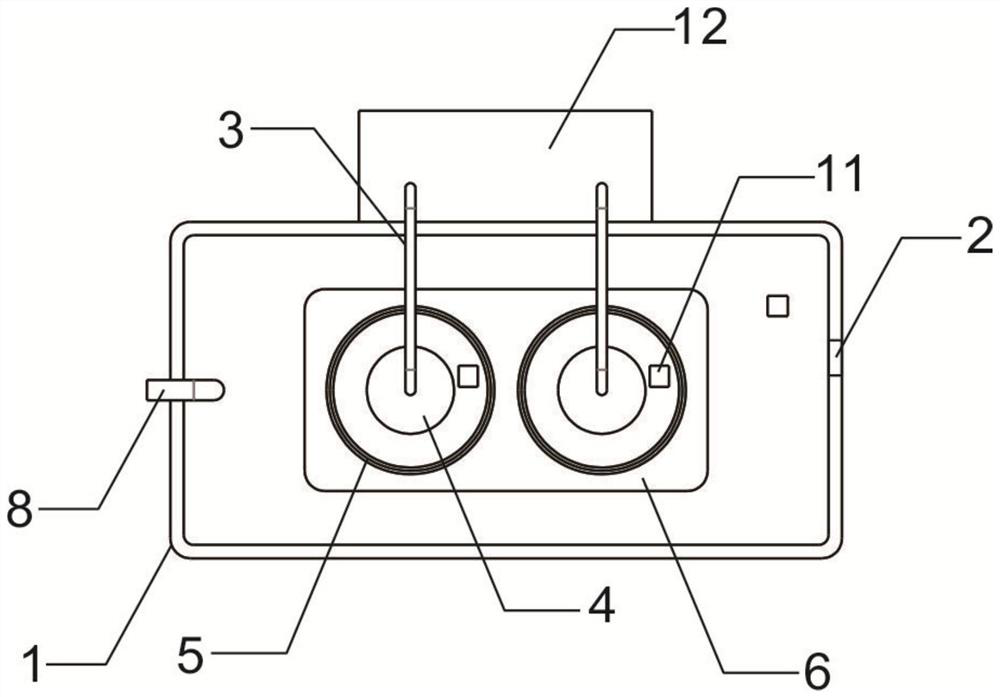 Arsenic-containing wastewater treatment device