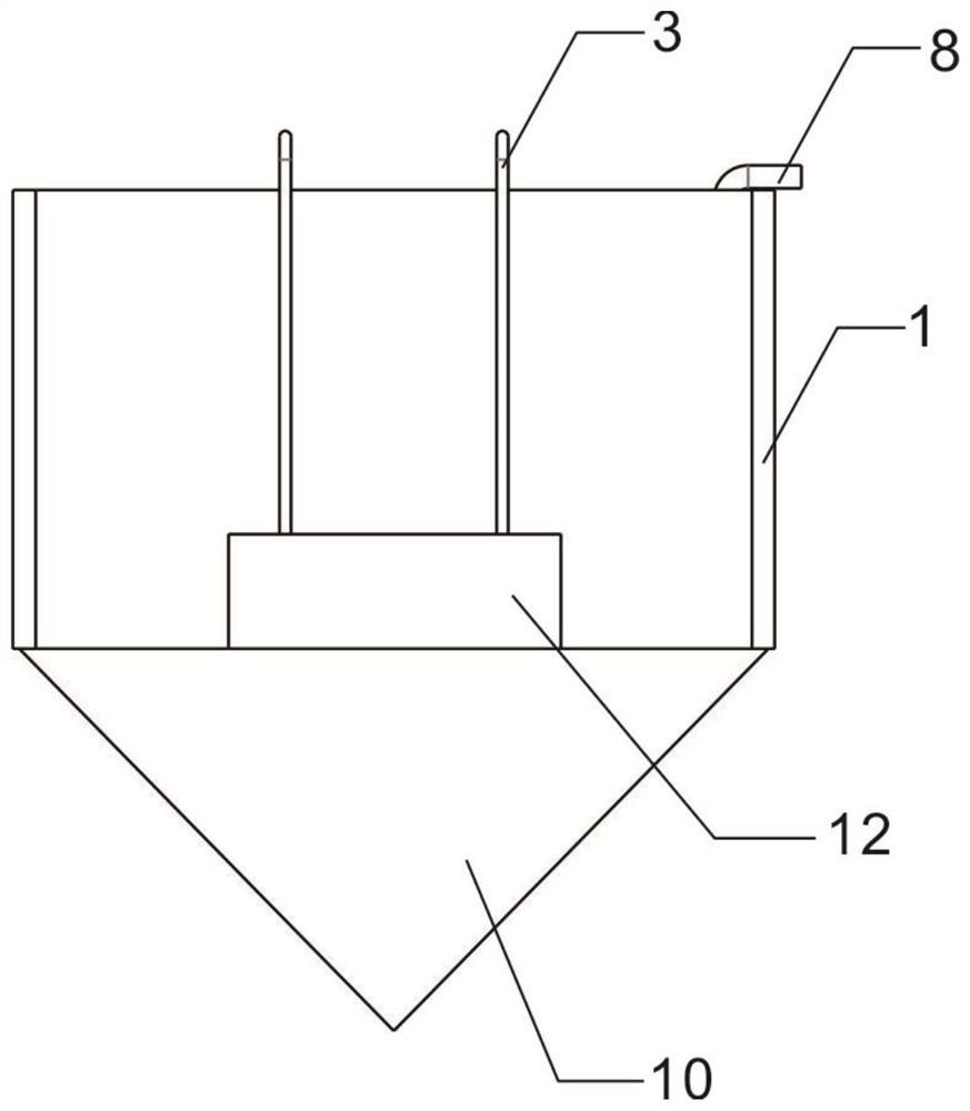 Arsenic-containing wastewater treatment device