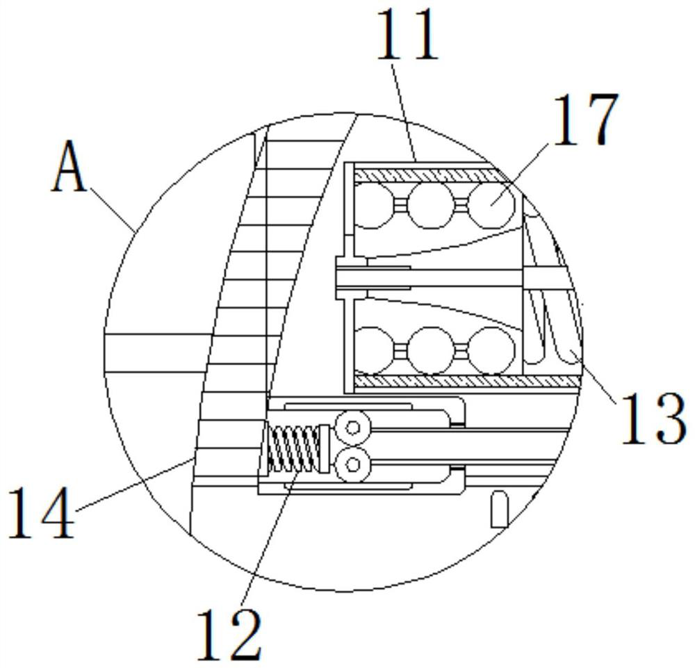 Intelligent detection equipment for internal flatness of wooden pipe fitting of circular furniture