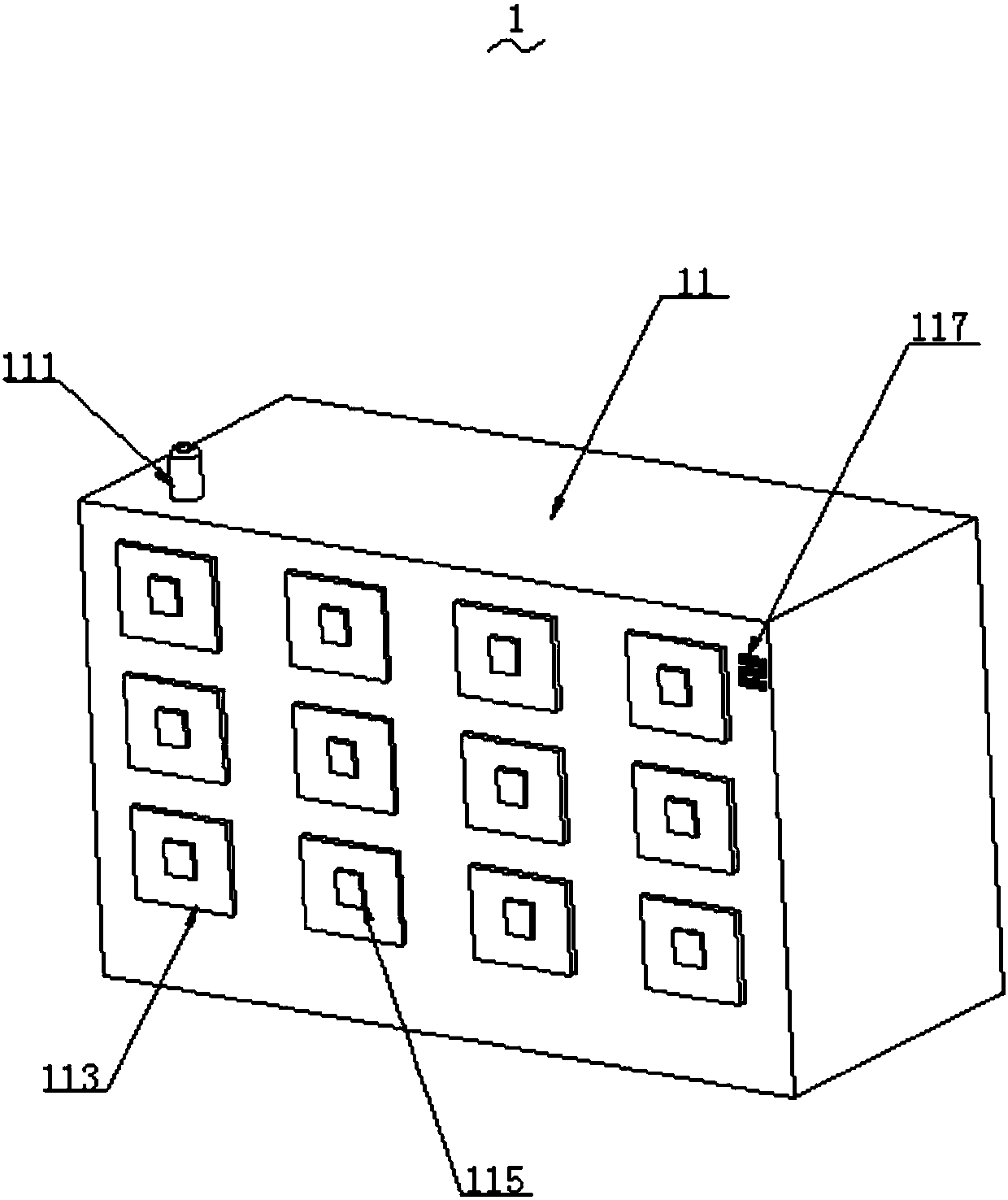 High-safety novel storage cabinet capable of real-time monitoring, and monitoring method