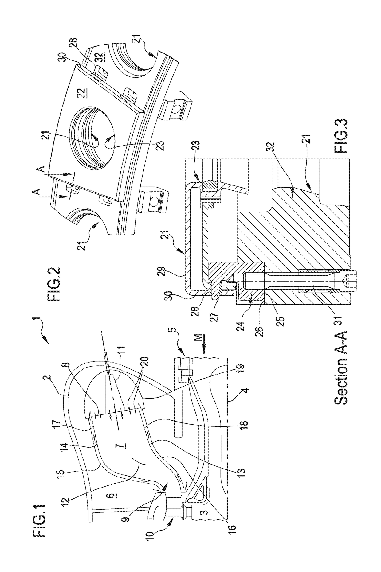 Combustor front assembly for a gas turbine