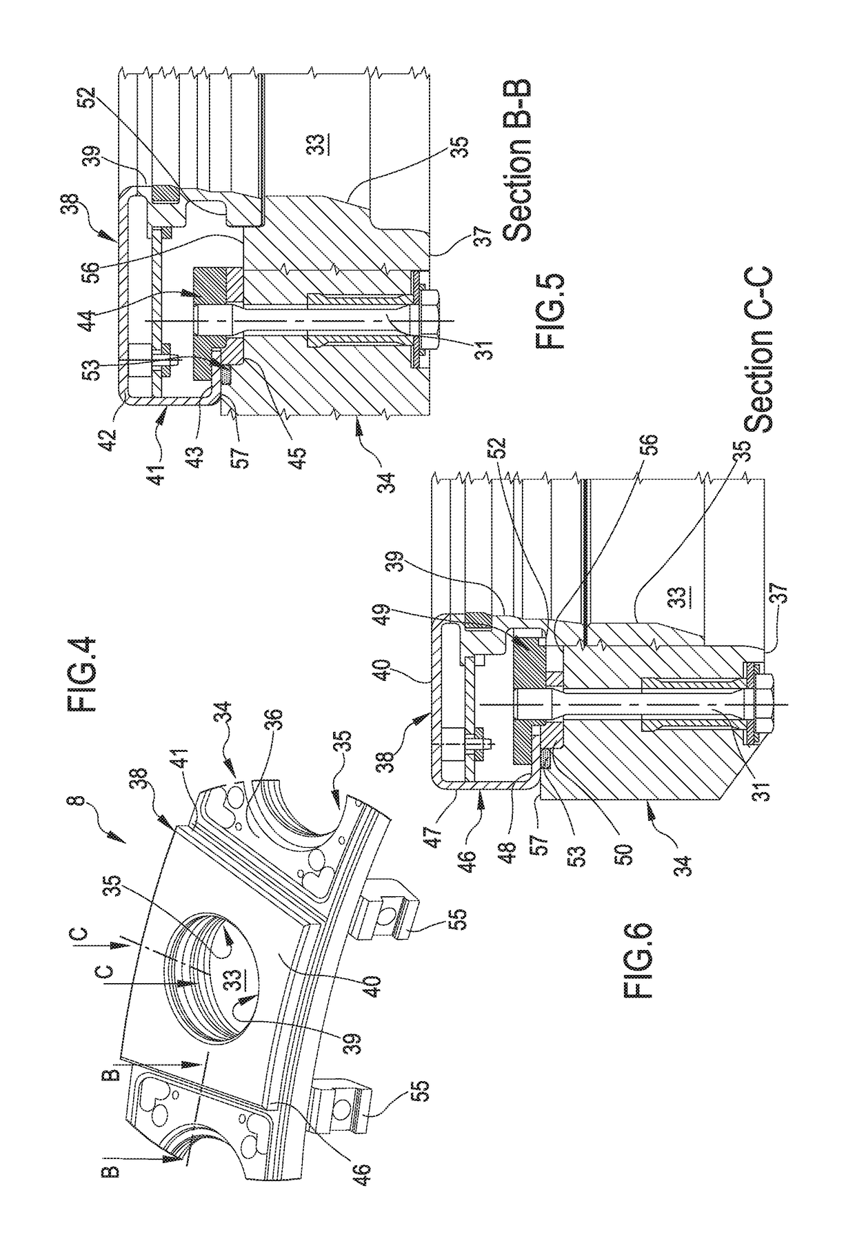 Combustor front assembly for a gas turbine