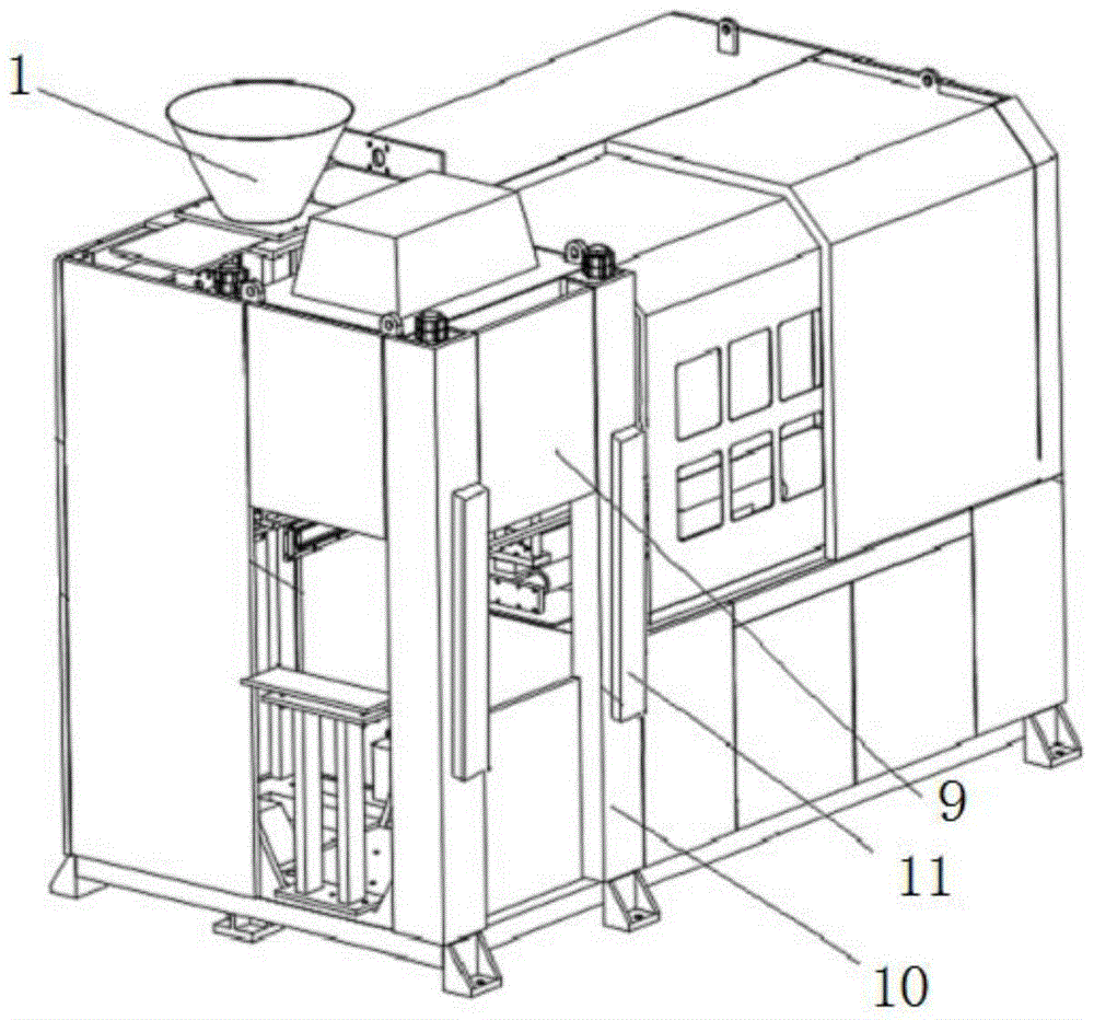 An automatic sand block forming equipment