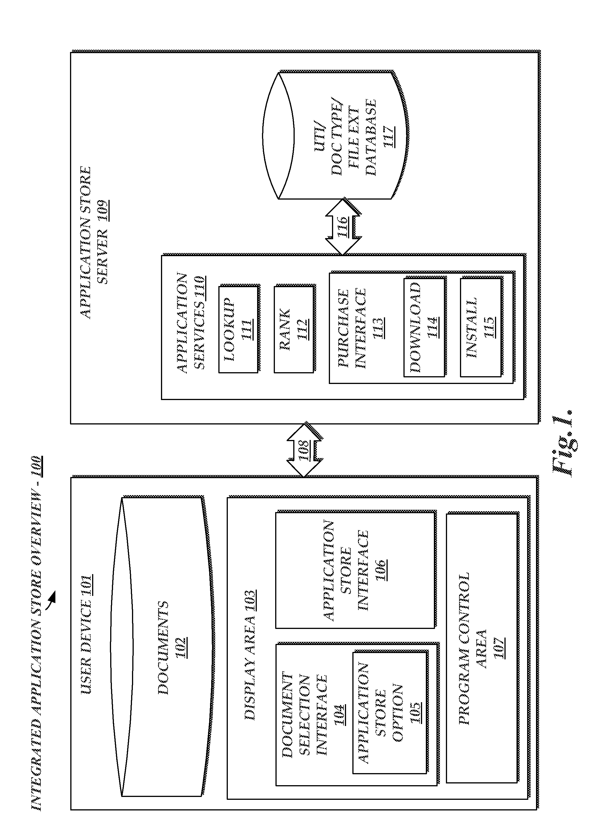 Integrated application store for a user device