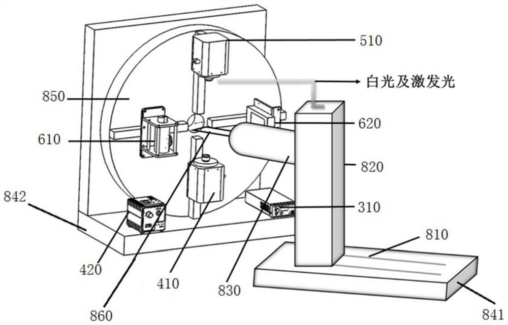 Near-infrared second zone/one zone dual-mode fluorescence tomography system