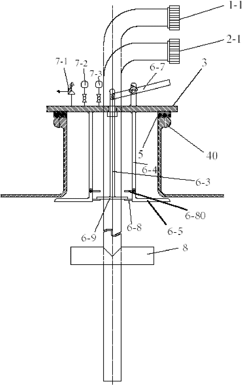 A locking device for tank positive pressure cleaning equipment