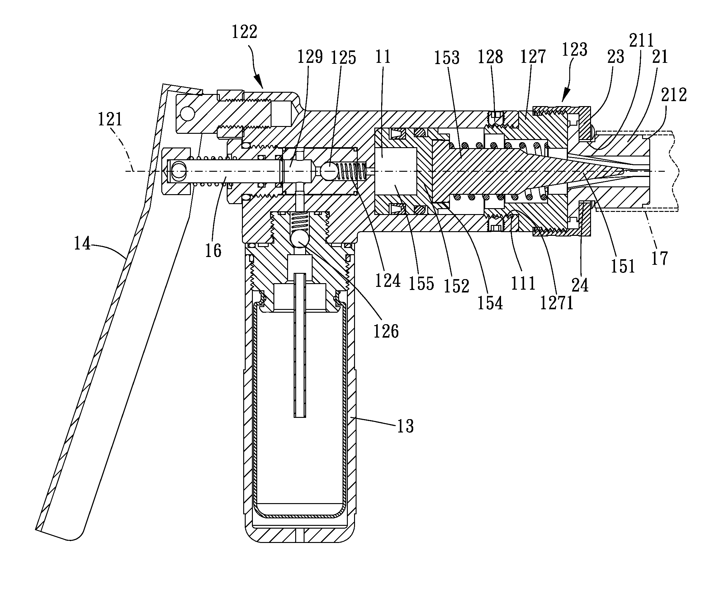 Flaring device for a tubular member