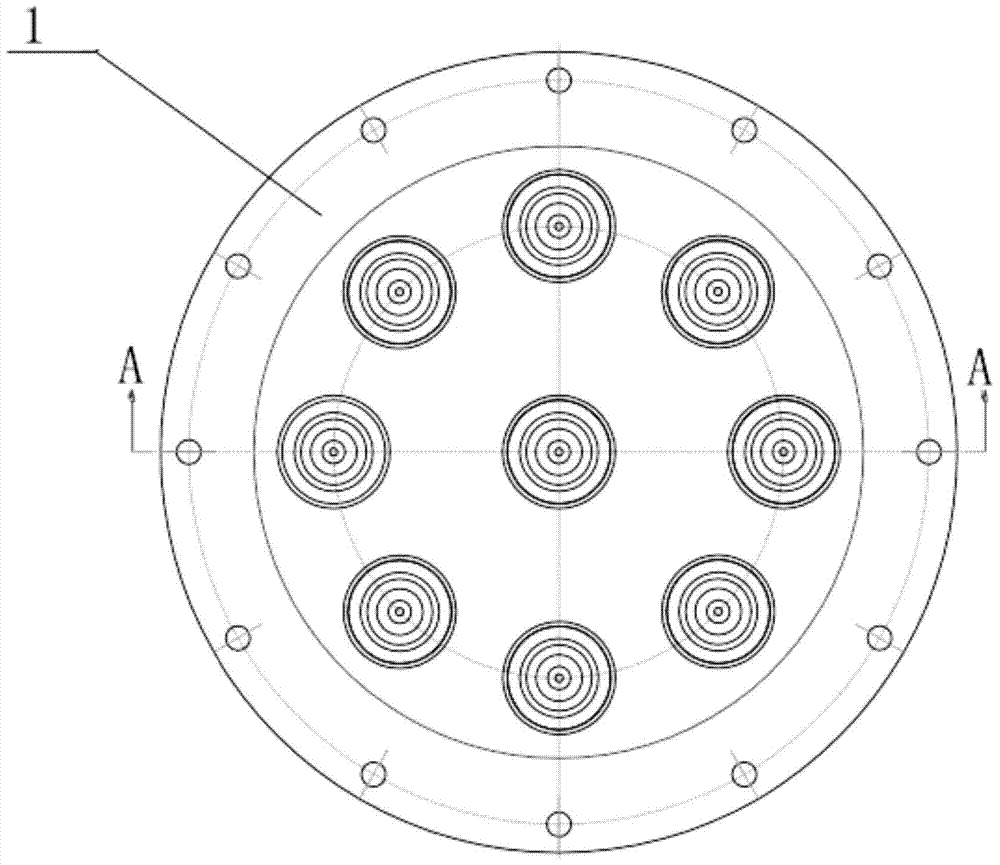 Vacuum tank wall connector flange and installation method