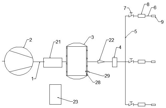 Efficient soot blowing system for SCR denitration of cement kiln ...