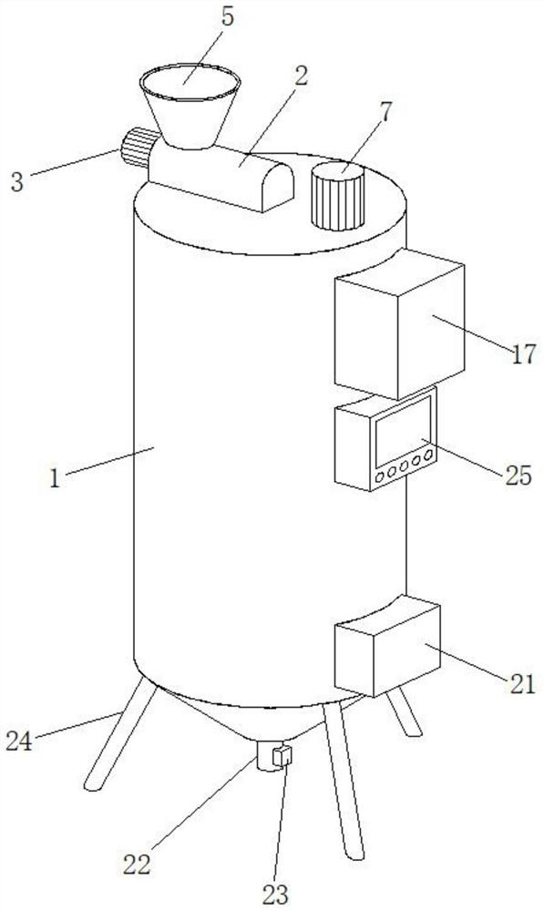 Graphite puffing device high in heating speed and uniform in heating