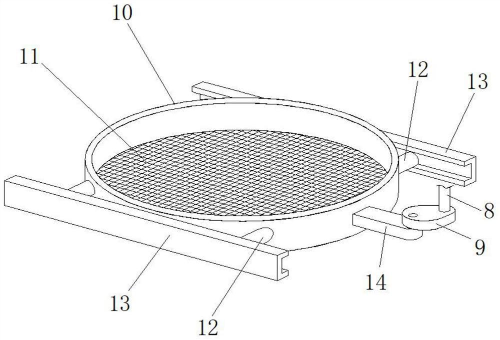 Graphite puffing device high in heating speed and uniform in heating