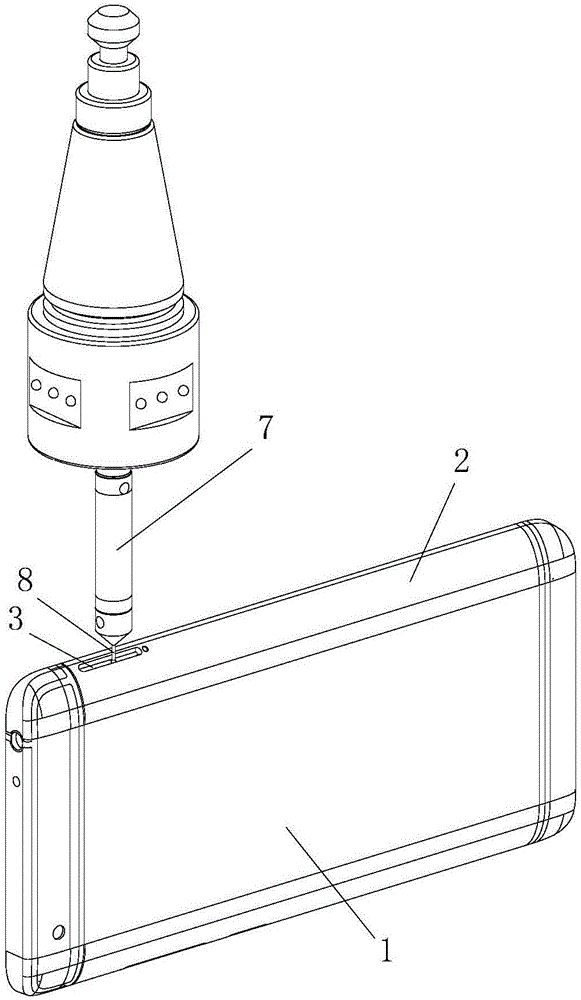 Method for machining side hole in arc-shaped face