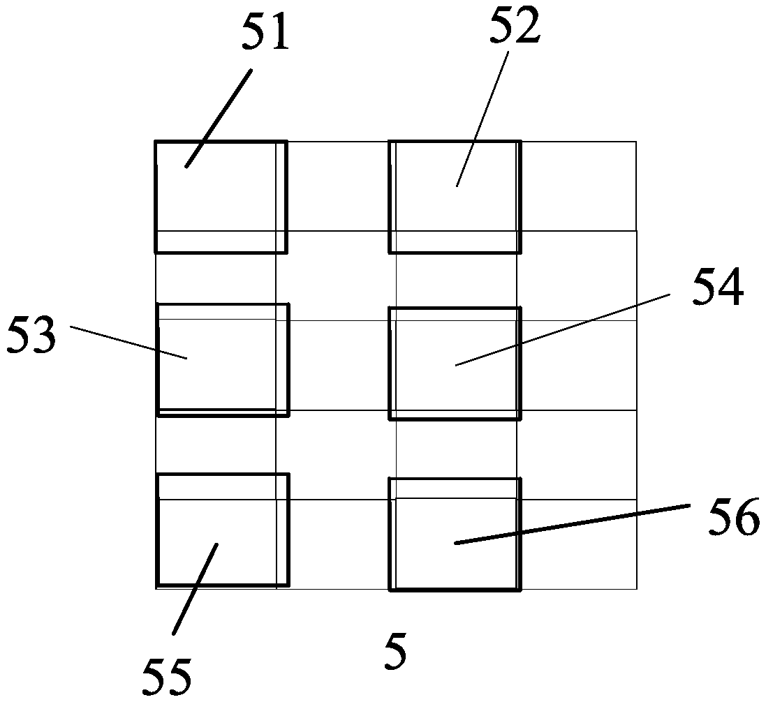 Internal and external view field mixing splicing method for large-width camera