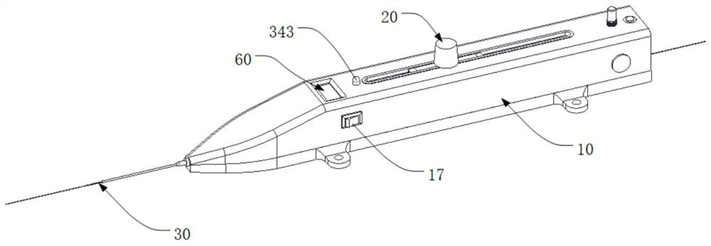 High-speed rotary grinding mechanism and intrusive rotary grinding device