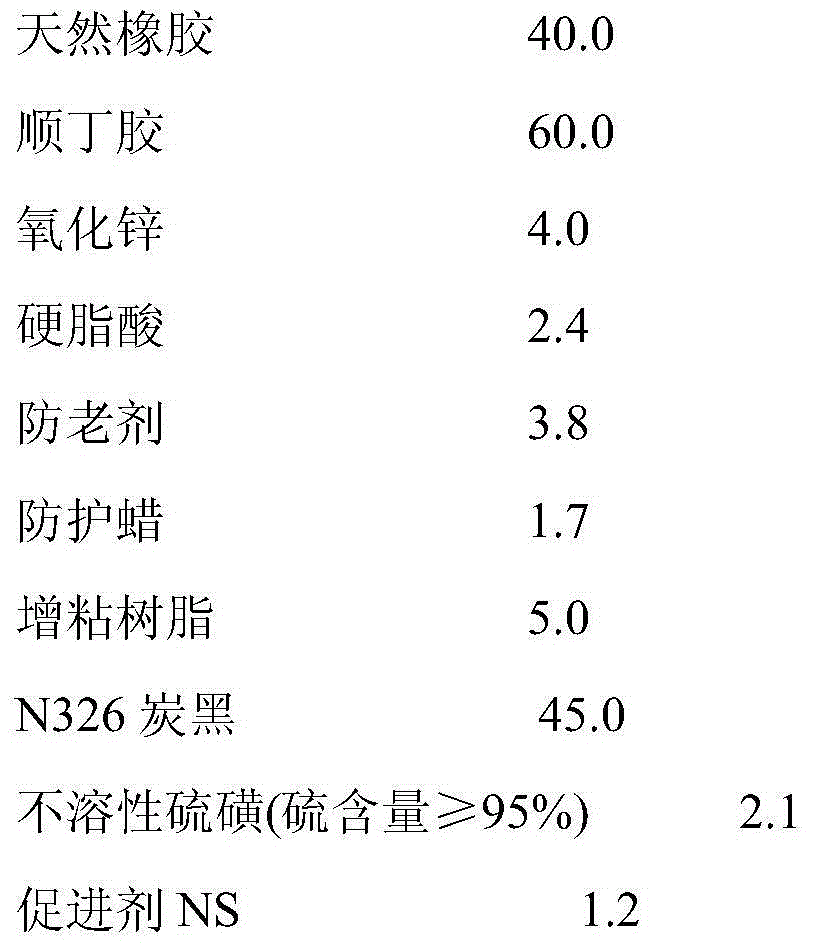 Automobile tire sidewall rubber for preventing starved joint