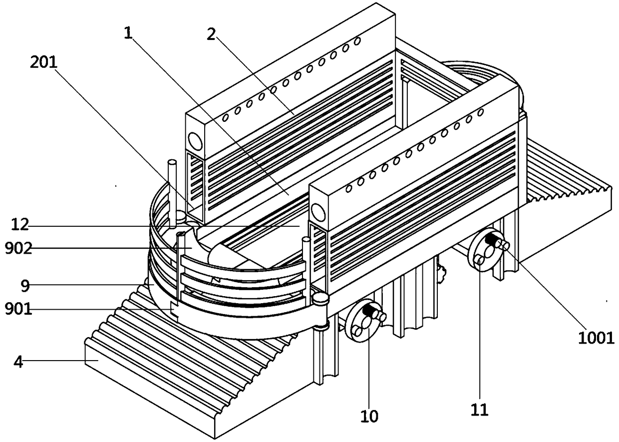 Farrowing-assistant crate structure for sow parturition