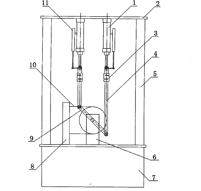 Dynamic fatigue testing machine for bicycle crank assembly