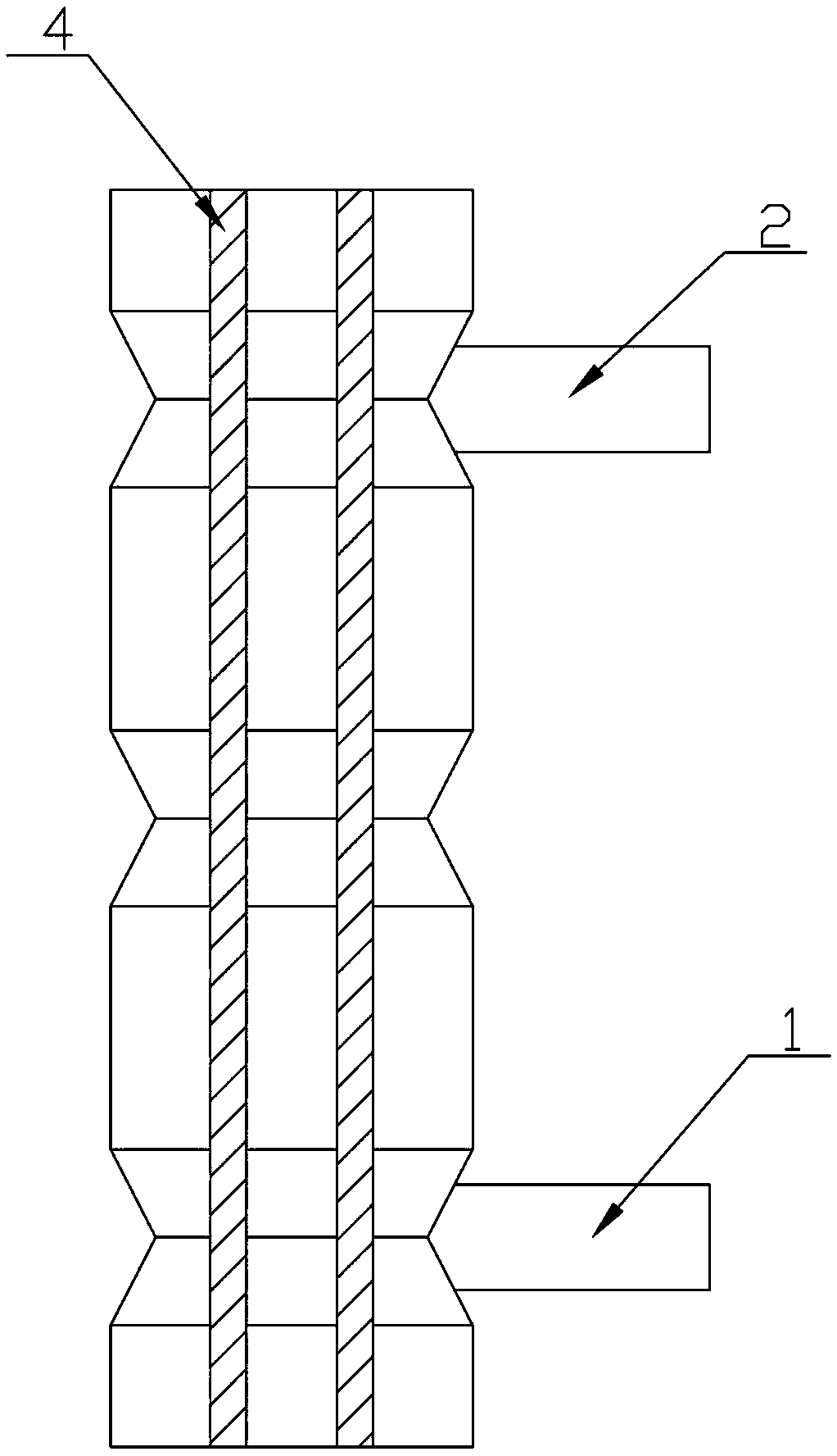 Grout sleeve with function of coordination deformation with concrete for prefabricated components