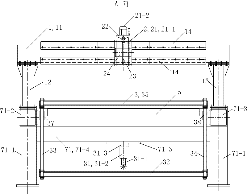 Method and equipment for manufacturing surfacing composite wear-resistant steel plate