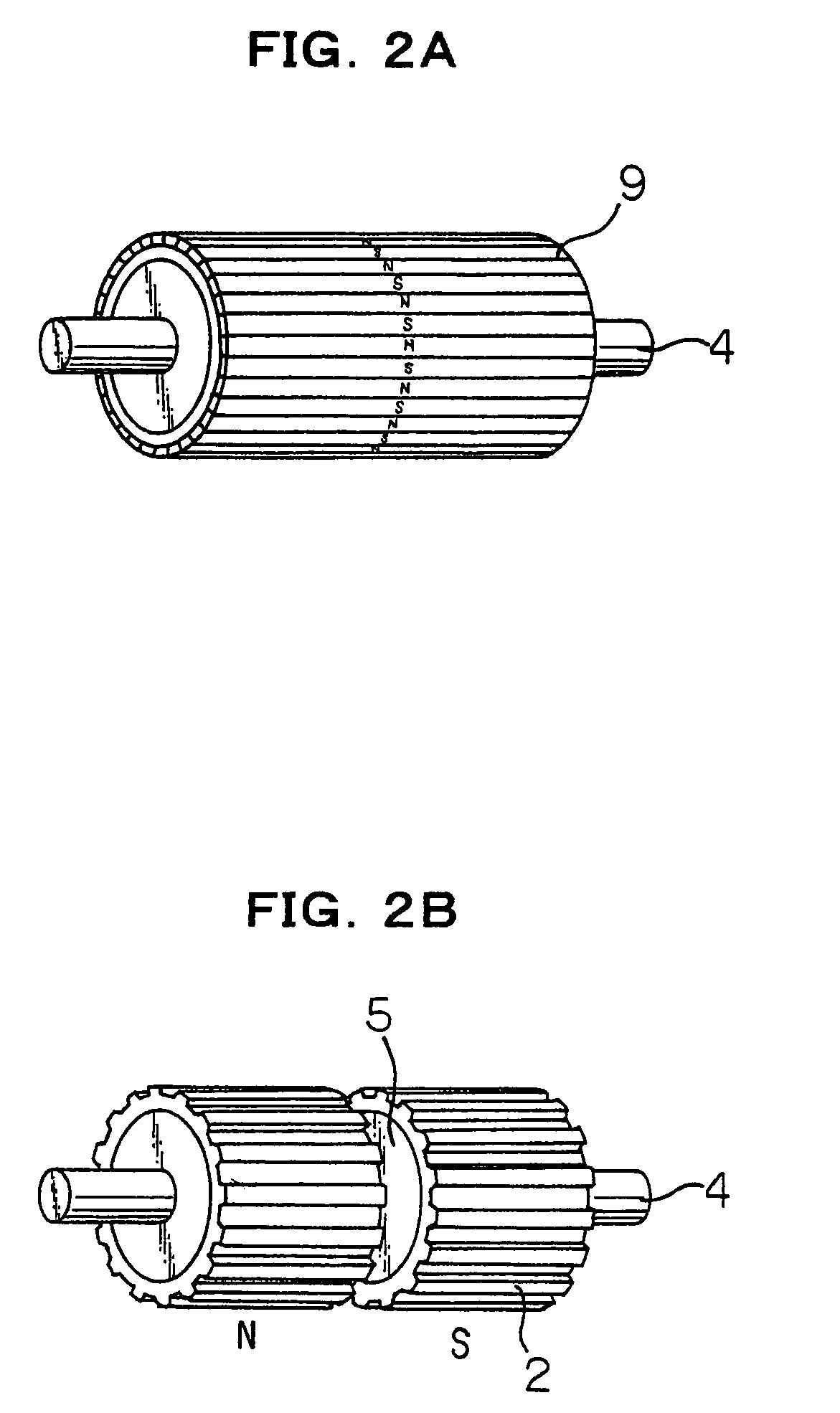 Permanent magnet type three-phase stepping motor