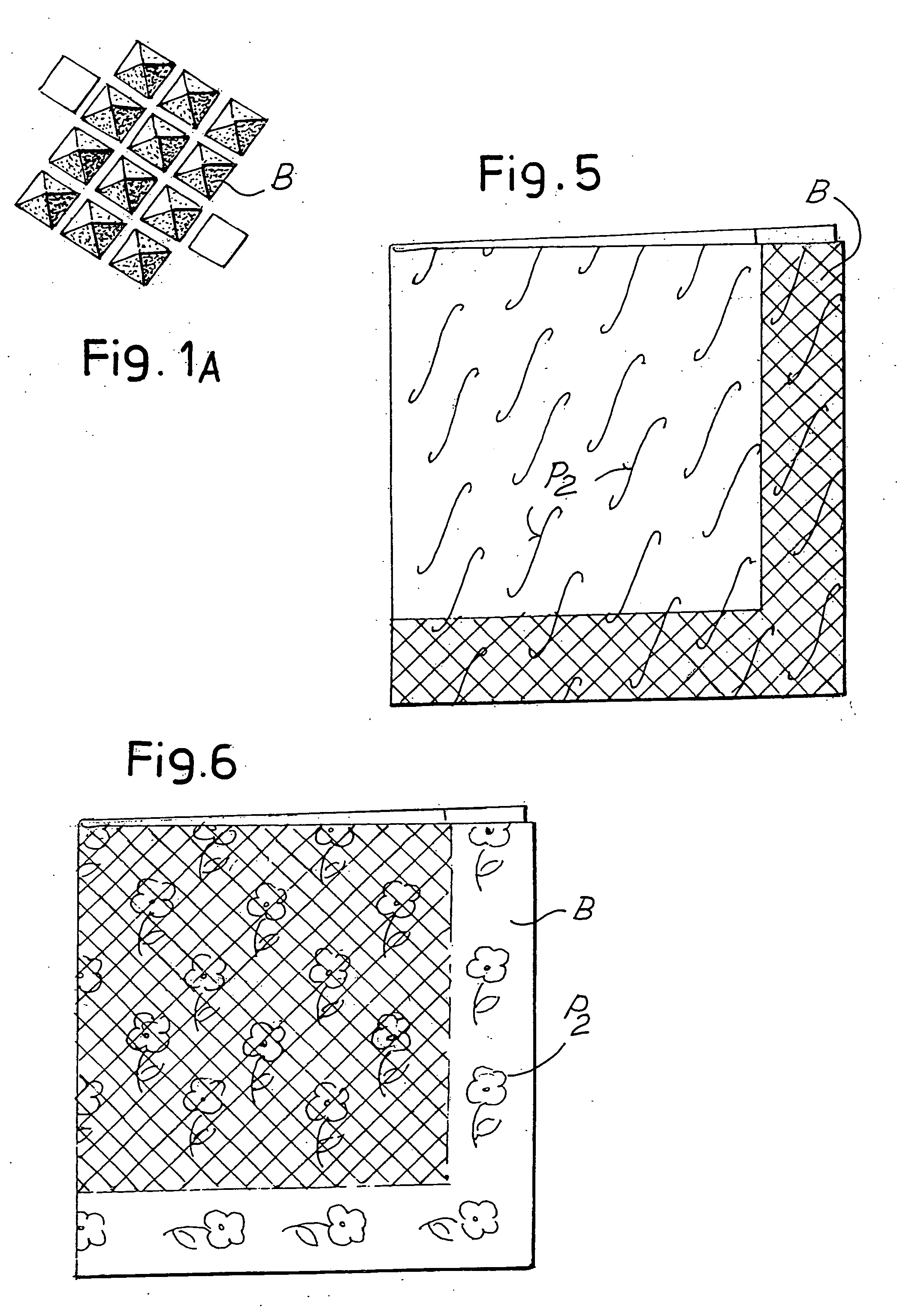 Paper napkin or similar product, printed and embossed