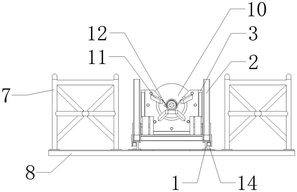 Matched retracting and releasing device for gravity columnar sampler